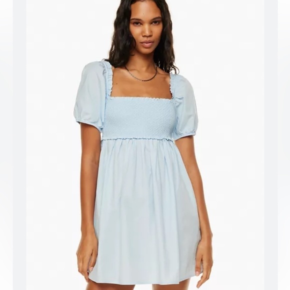 NWT Sundays Best Martine Linen Blend Mini Dress - Picture 1 of 8